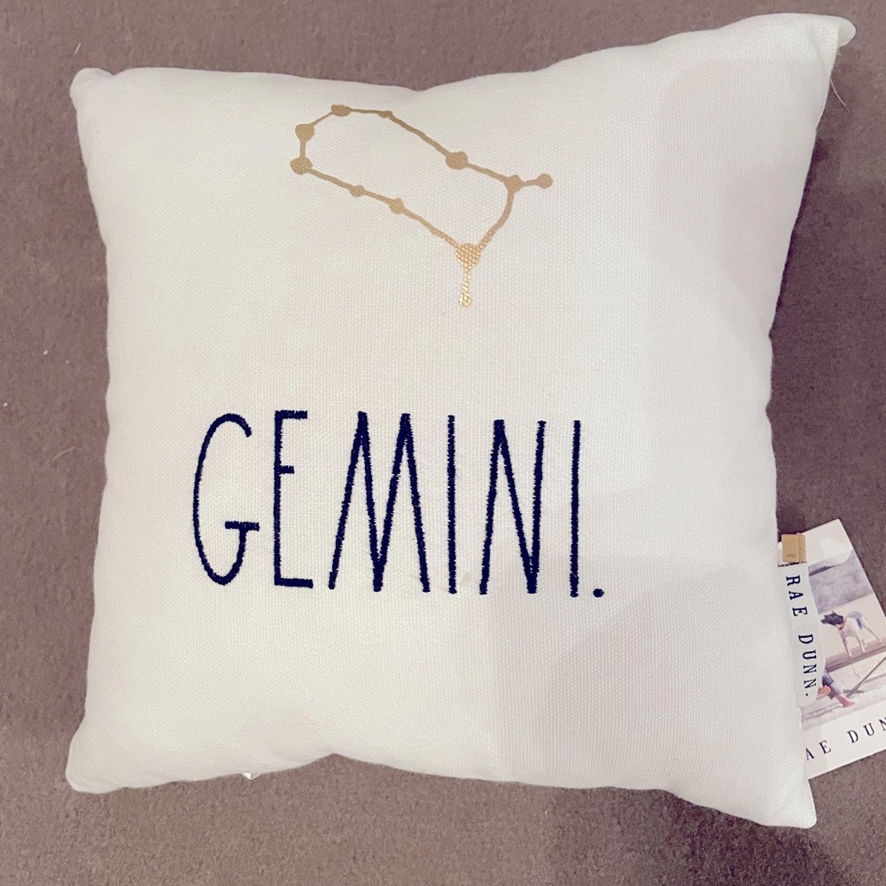 Gemini Zodiac pillow